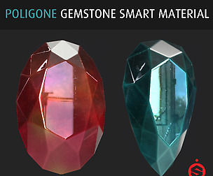Gemstone Smart Material for Substance Painter