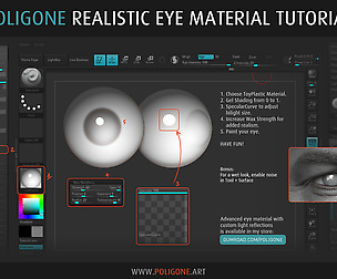 Poligone - Realistic Eye Material Tutorial