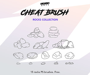 One-Click Cheat Brush - Rocks Collection