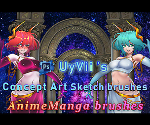 UyVii's ConceptArt Brushes Anime/Manga Brushes