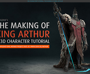 King Arthur - A 3D Character Tutorial