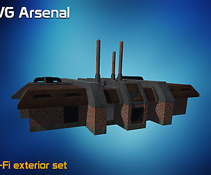 Sci-fi exterior set