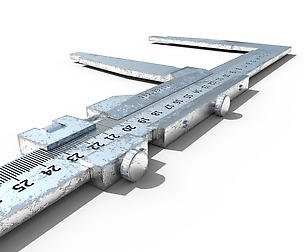 working Caliper  - PBR Game Ready