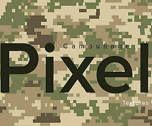 Pixel camouflage textures