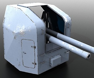 Skoda 10 cm K10 - OTO 100-47 3D model