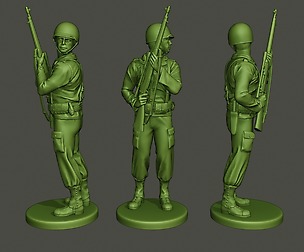 American soldier ww2 Stand Cover A5