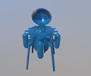 Dragon ball time machine 3D print model