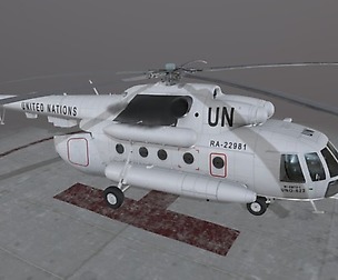 Mi-8MTV United Nations Animated