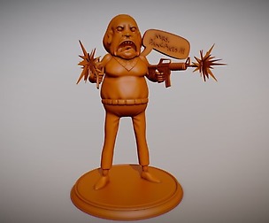 Mr Goldenfold 3D print model