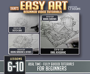 Easy Art Lessons 6- 10 (Perspective + Enviro)