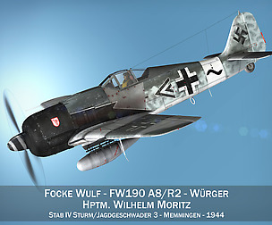 Focke Wulf - FW190 A8 - Stab IV