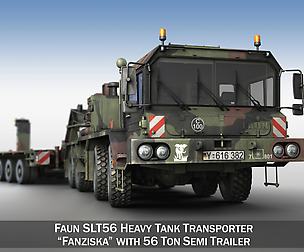 Faun STL-56 Tractor with 56ton Semi Trailer