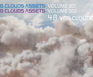 VDB Clouds BUNDLE 2 in 1 (Volume 1 and Volume 2)