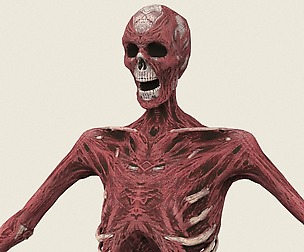Game Ready Dead Man Skeleton