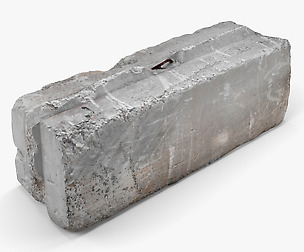 Concrete Block - 8K Scan