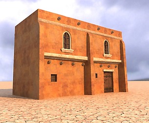Arabian house Low-poly