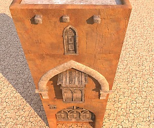 Arabian house  low-poly