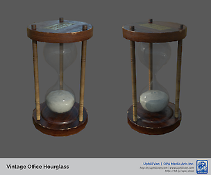 Vintage Office Hourglass