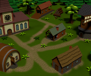 Lowpoly buildings