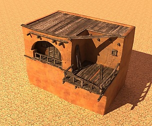 Arabian house  low-poly