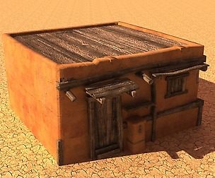 Arabian house  low-poly