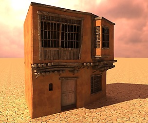 Arabian house  low-poly