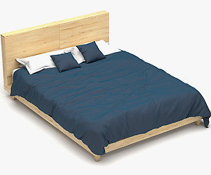 Wooden Bed Set