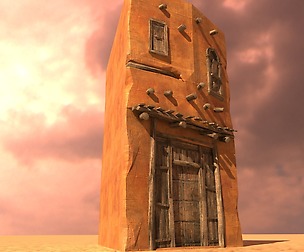 Arabian house  low-poly