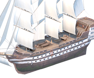 Line Warship 80 cannons