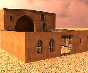 Arabian house  low-poly