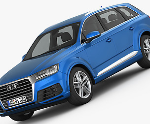 Audi Q7 S-Line 2016 (Detailed Interior)