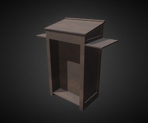 Antique Podium PBR