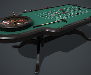 Roulette table PBR