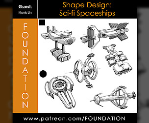Foundation - Shape Design: Sci-Fi Spaceships