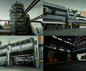 Modular Sci-Fi Hangars Location