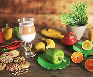 Fruits on Table Scene