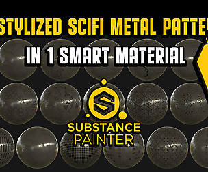 20 Stylized SciFi Patterns in 1 in Smart Material