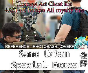 CONCEPT ART KIT - SANO URBAN SPECIAL FORCE