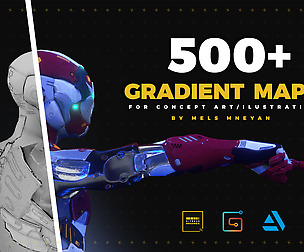 500+ Gradien Maps (for concept art/illustration )