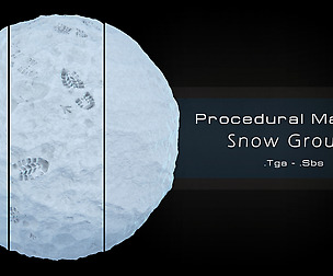 Procedural Snow Material - 3 Variations!