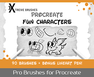 Procreate Fun Characters Kit!!!