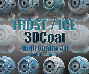FROST/ICE Smart Materials Pack for 3DCoat