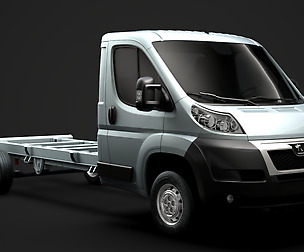Peugot Boxr Manag Chasi Truck SinglCab 4300WB 2014