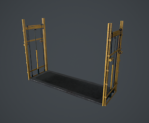 Hydraulic Lift Low Poly / PBR / VR