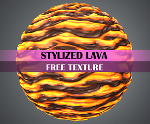 STYLIZED LAVA TEXTURE