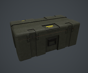 Military Weapon Crate Low Poly / PBR / VR