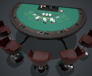 Blackjack table PBR