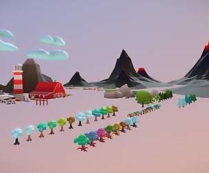 Low Poly World Pack - Unity, Unreal 4.21-4.23, FBX