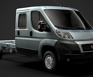 Fiat Ducato Chassis Truck Crew Cab 4035XL WB 2014