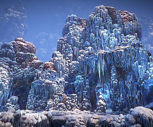 Ice pillars